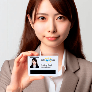 mujer-mostrando-carnet-con-datos-peque